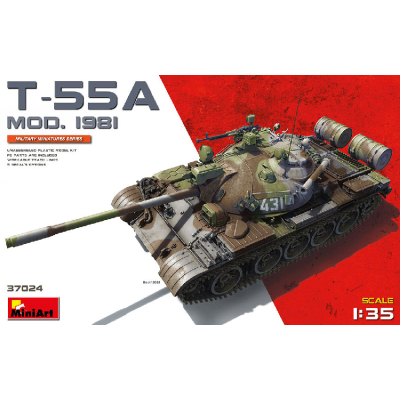 1:35 Miniart T 55A MOD.1981 KIT