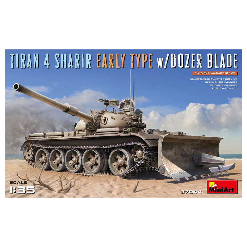 1:35 Miniart Tiran 4 Sharir Early Type W/dozer Blade KIT