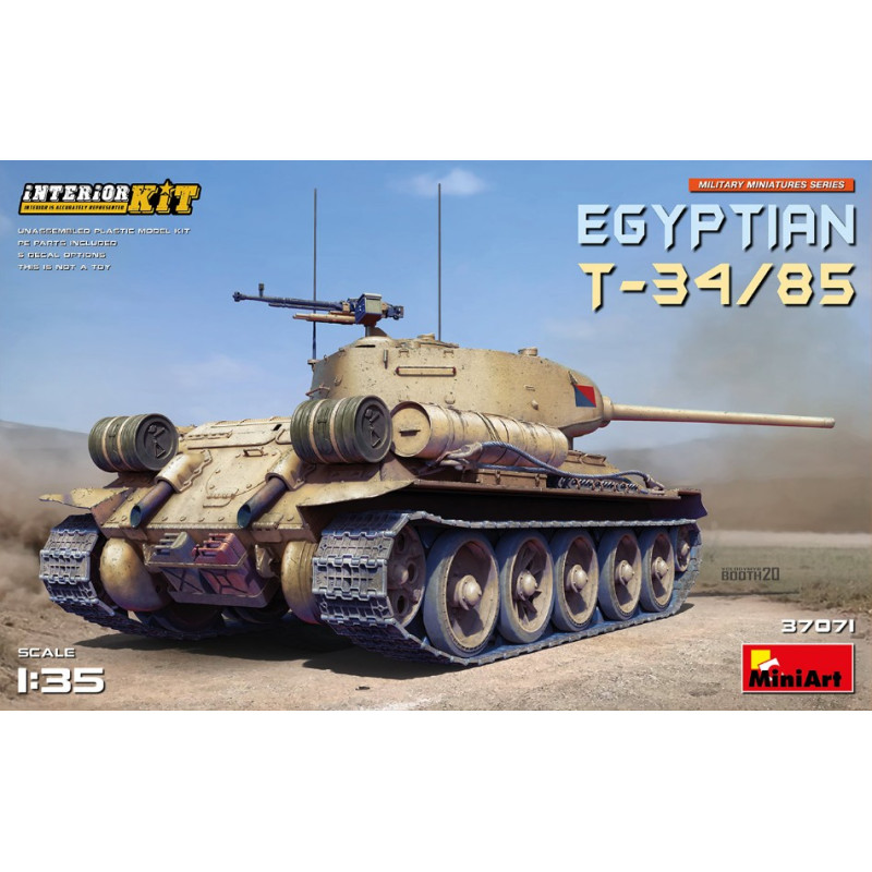 1:35 Miniart Egyptian T 34 85 Interior KIT