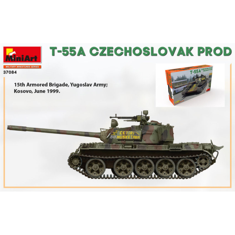 1:35 Miniart T 55A Czechoslovak Prod.kit