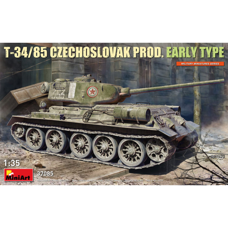 1:35 Miniart T 34/85 Czechoslovak Prod. Early Type KIT