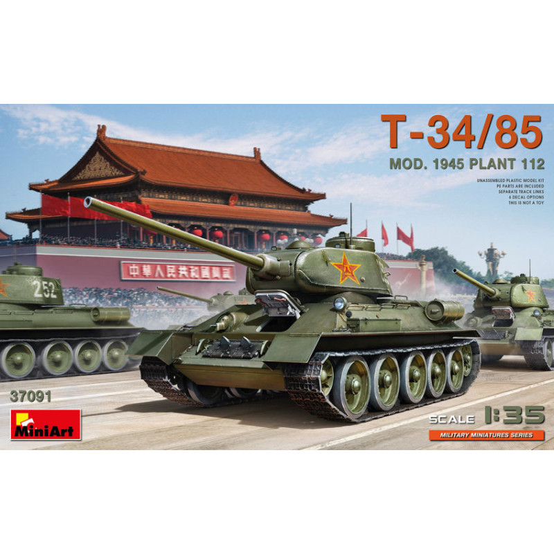 1:35 Miniart T 34/85 MOD.1945 Plant 112 KIT