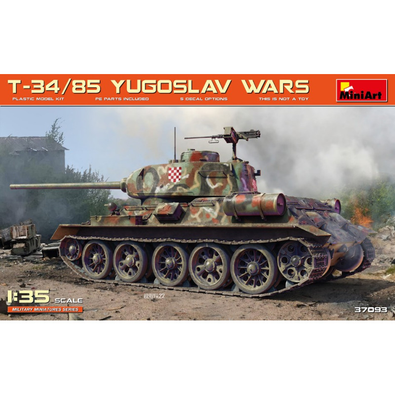 1:35 Miniart T 34/85 Yugoslav Wars KIT