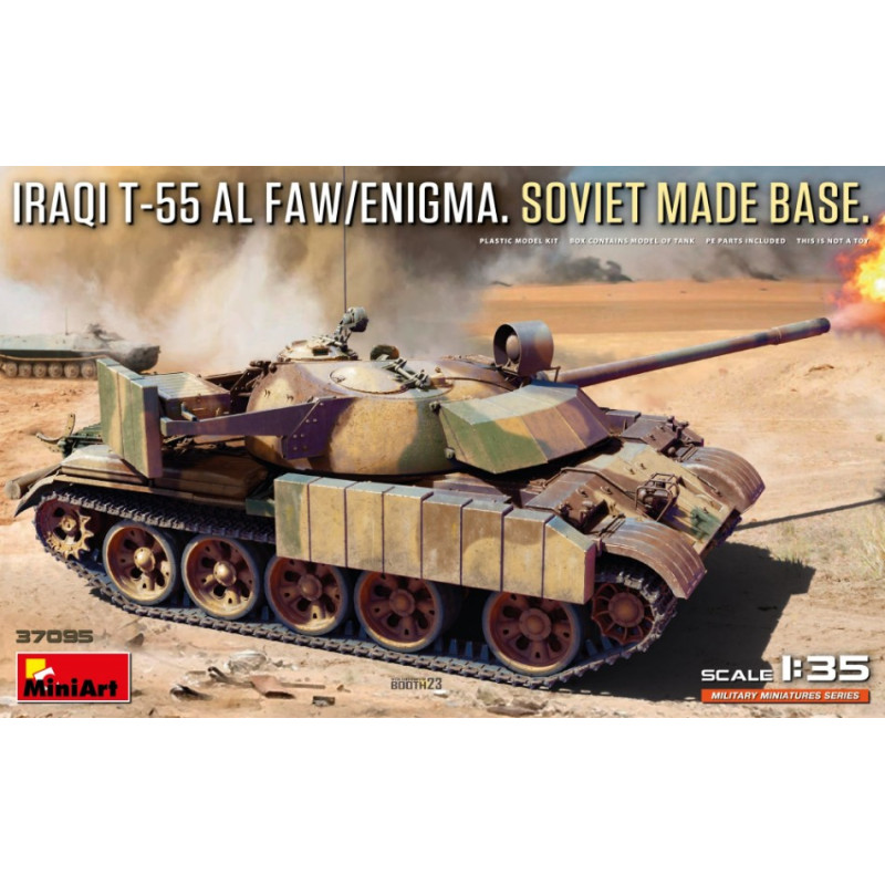 1:35 Miniart Iraqi T 55 AL Faw/enigma Soviet Made Base KIT