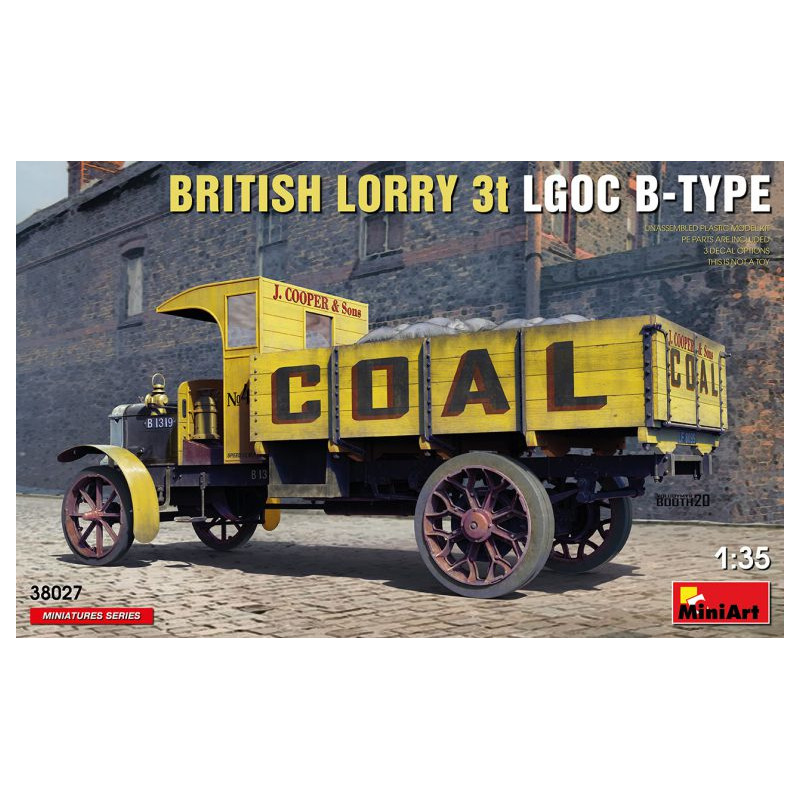 1:35 Miniart British Lorry Lgoc 3t B type KIT