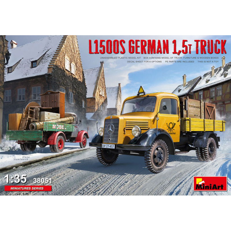 1:35 Miniart L1500S German 1,5T Truck KIT