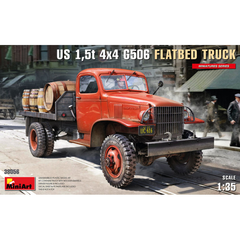 1:35 Miniart US 1,5 t 4x4 G506 Flatbed Truck KIT