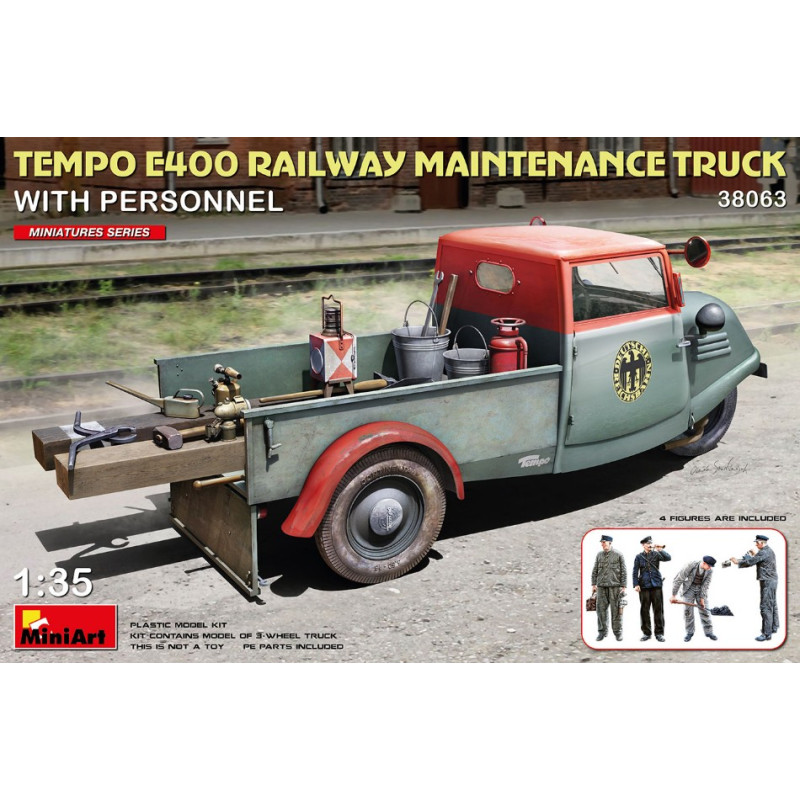 1:35 Miniart Tempo E400 Railway Maintenance KIT