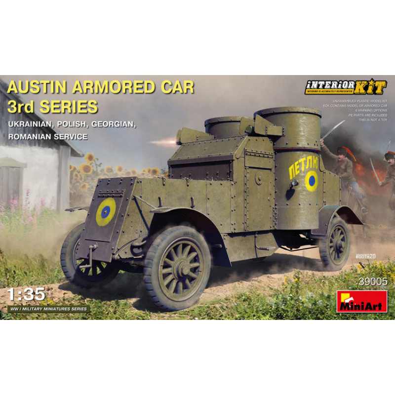 1:35 Miniart Austin Armorosso CAR 3rd Series Interior KIT