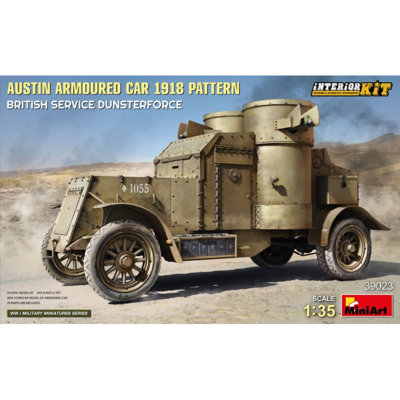 1:35 Miniart Austin Armourosso CAR 1918 Pattern British Service Dunsterforce KIT