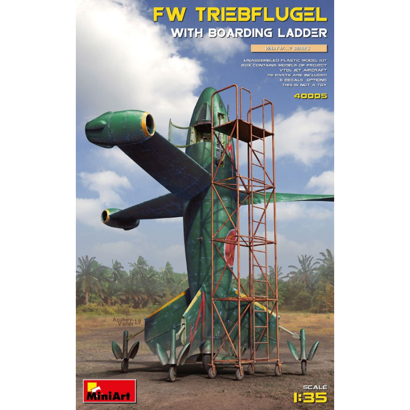 1:35 Miniart FW Triebflugel With Boarding Ladder KIT