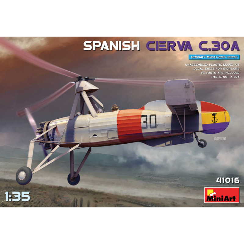 1:35 Miniart Spanish Cierva C 30A KIT