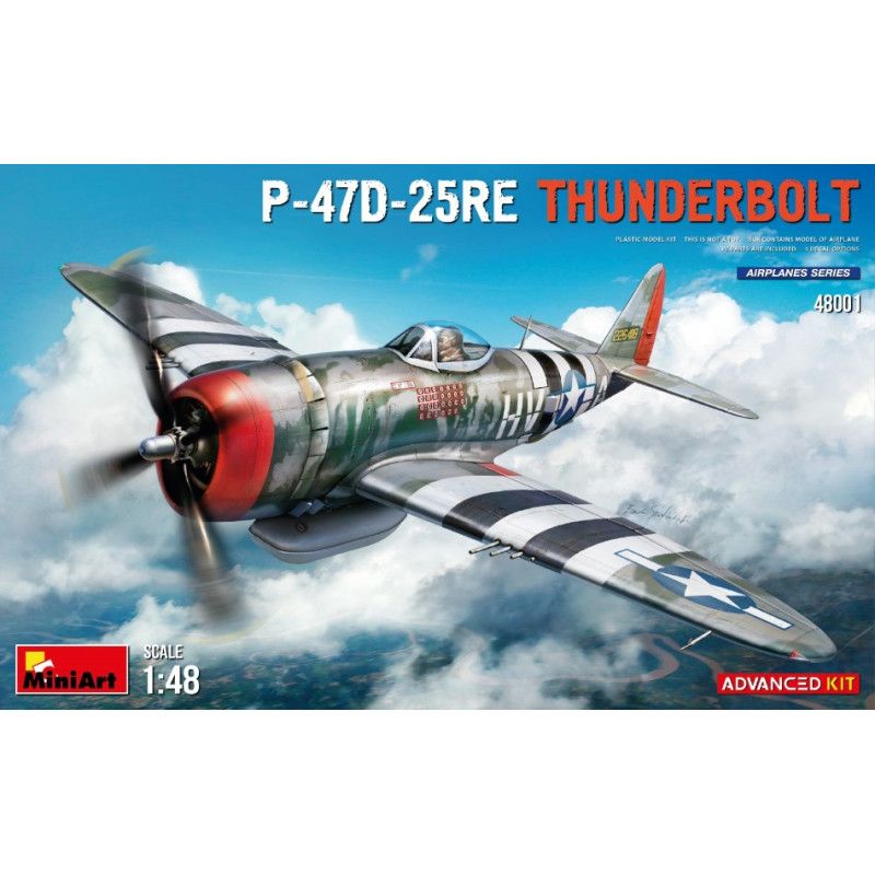 1:48 Miniart P 47D 25RE Thunderbolt Advanced KIT