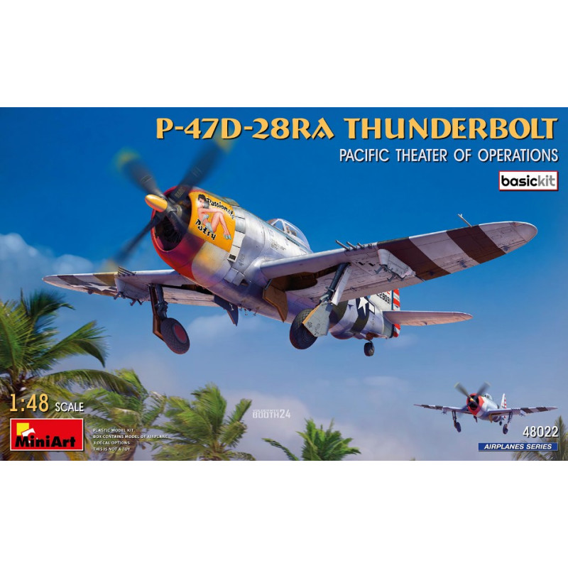 1:48 Miniart P 47D 28RA Thunderbolt Pacific Theater OF Operations KIT