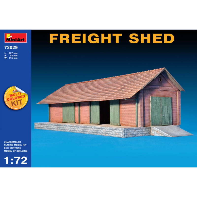 1:72 Miniart Freight Shed KIT