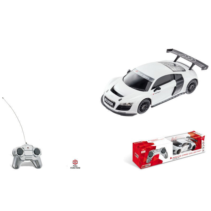 1:24 Mondo Motors Audi R8 LMS Bianco Radiocomando