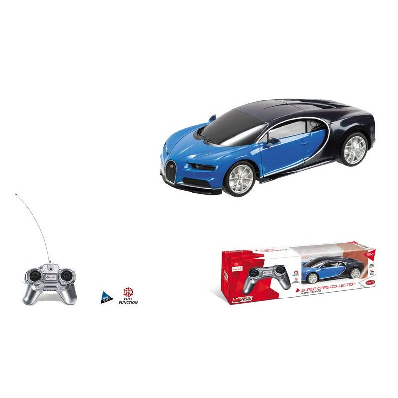 1:24 Mondo Motors Bugatti Chiron BLU Radiocomando