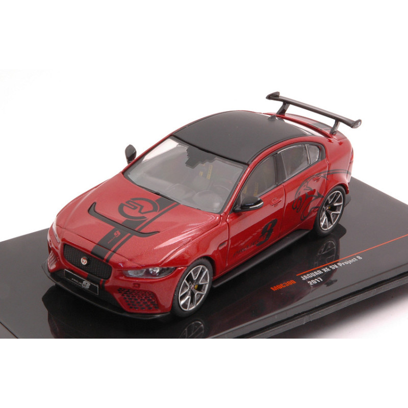 1:43 Ixo Model Jaguar XE SV Project 8 201 Rosso