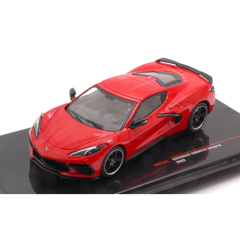 1:43 Ixo Model Chevrolet Corvette C8 2020 Rosso