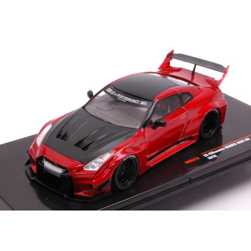 1:43 Ixo Model Nissan 35GT RR Lb silhouette Works GT 2019 Metallizzato Rosso