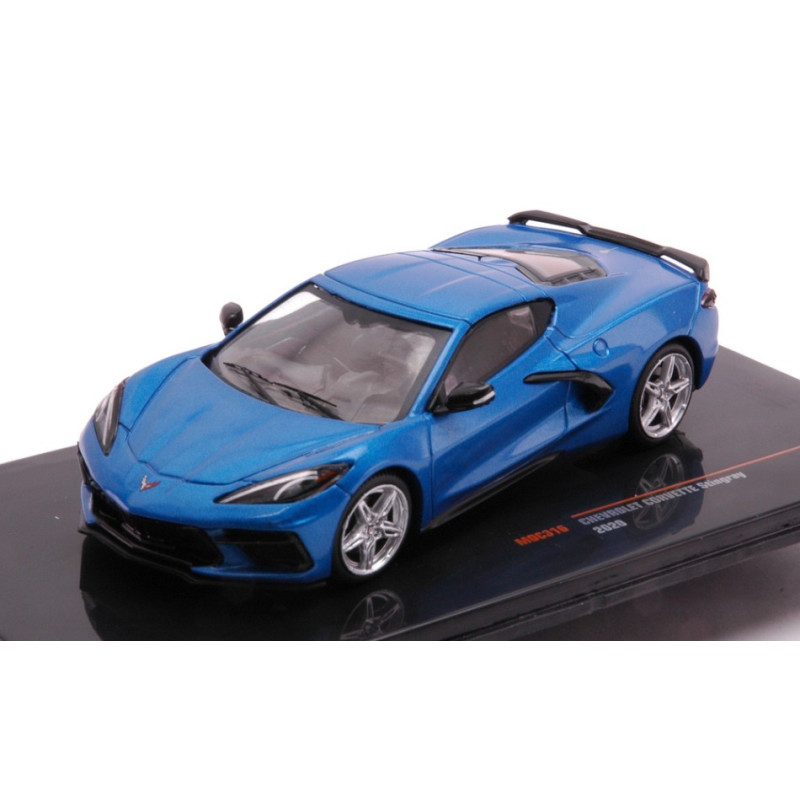 1:43 Ixo Model Chevrolet Corvette (C8) Stingray 2020 Metallizzato Blu