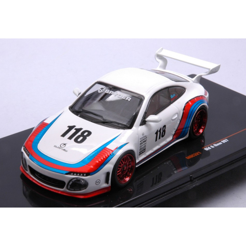 1:43 Ixo Model Porsche OLD AND NEW 997 N118 Martini Bianco (base 911 997)