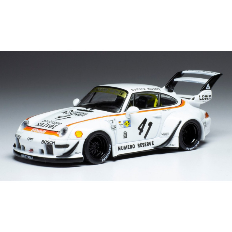 1:43 Ixo Model Porsche RWB 993 Lbwk Bianco/decals