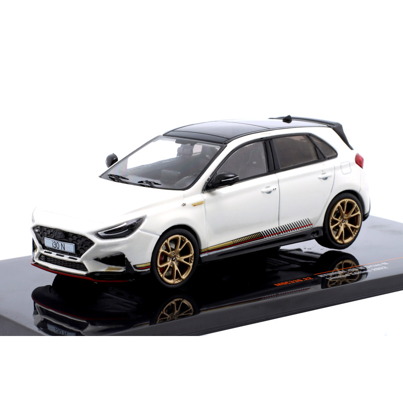 1:43 Ixo Model Hyundai i30 N Drive n Limited Edition 2022 Metallizzato Bianco