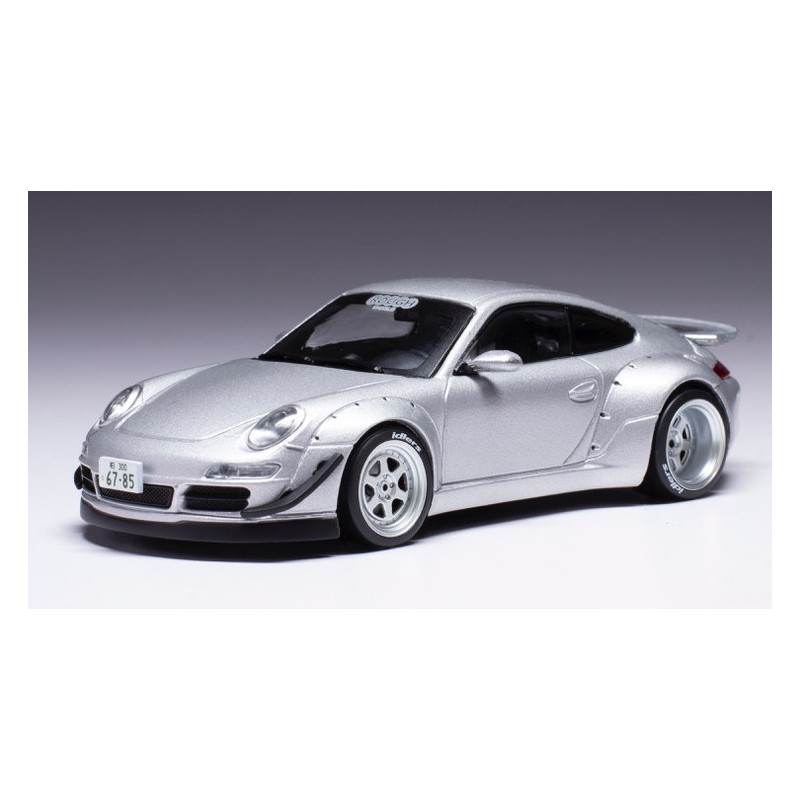 1:43 Ixo Model Porsche RWB 997 Argento