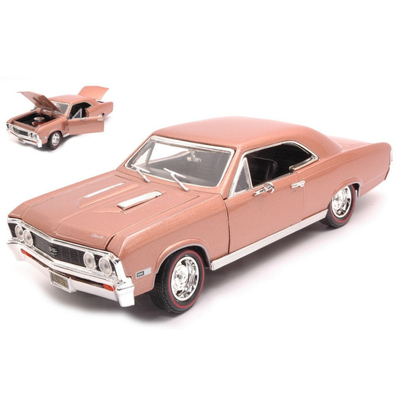 1:18 Motormax Chevrolet Chevelle SS396 1967 Oroen Marrone