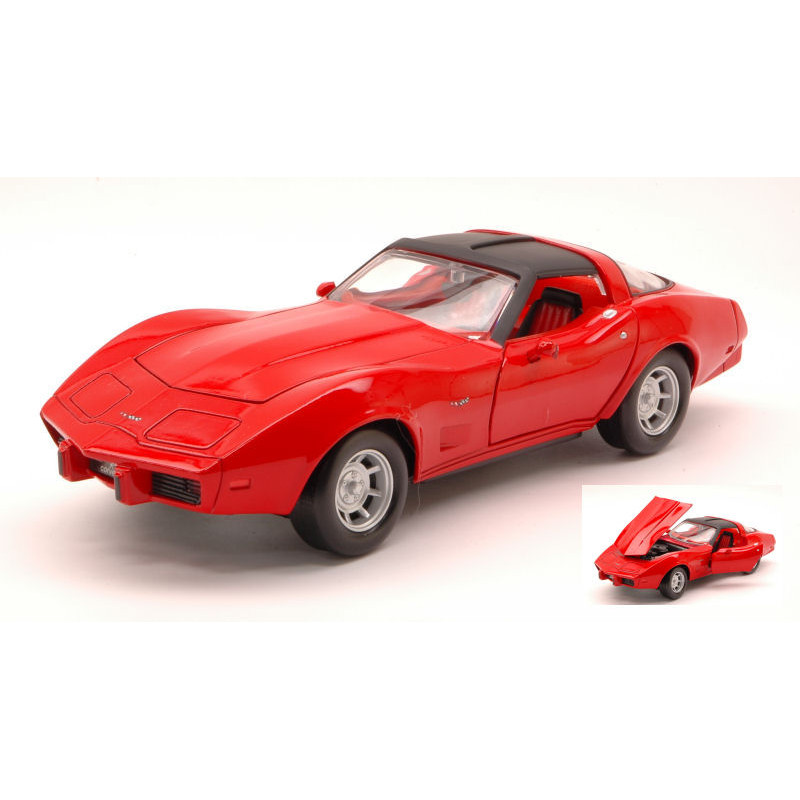 1:24 Motormax Corvette 1979 Rosso