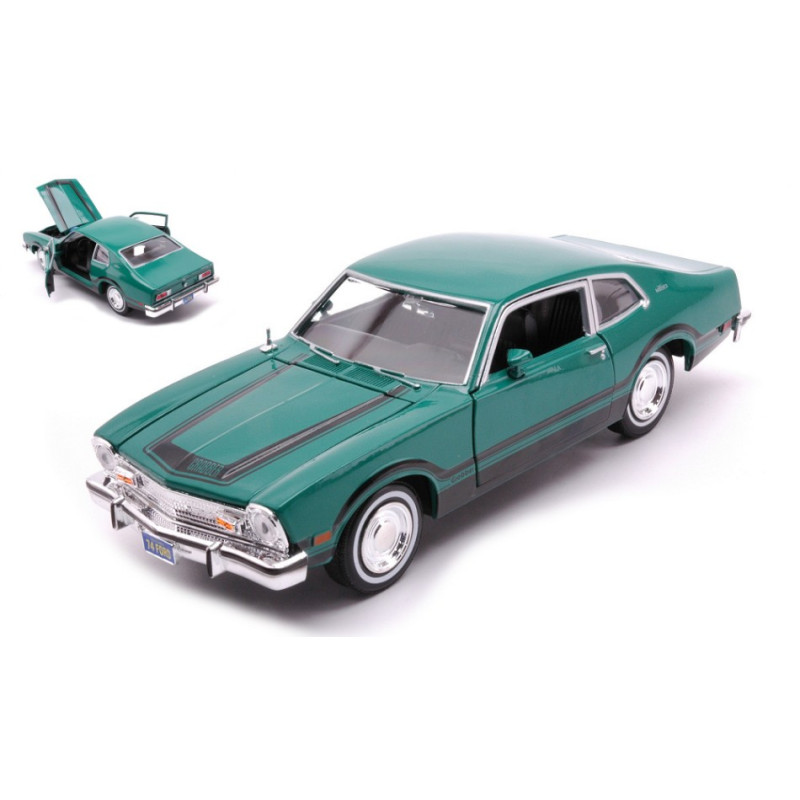 1:24 Motormax Ford Maverick Grabber 1974 Verde/nero