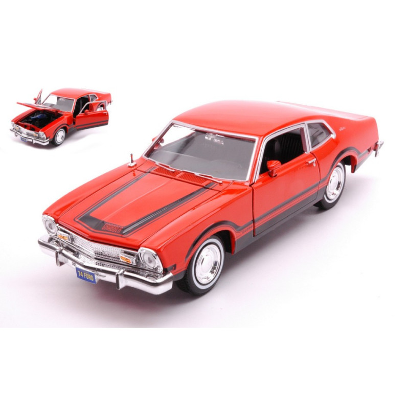 1:24 Motormax Ford Maverick Grabber 1974 Arancione/nero