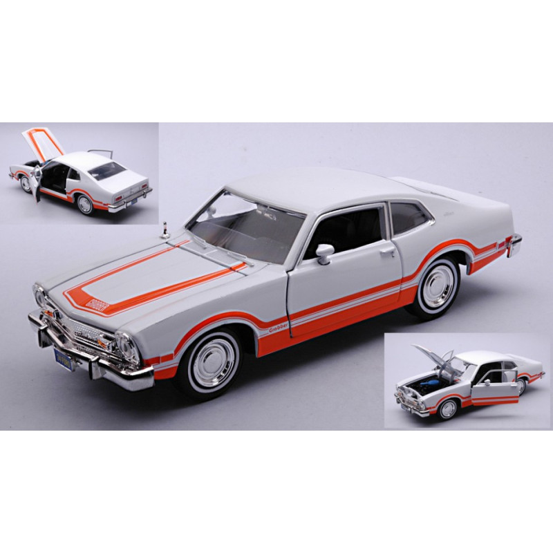 1:24 Motormax Ford Maverick Grabber 1974 Arancione/bianco Timeless Legend