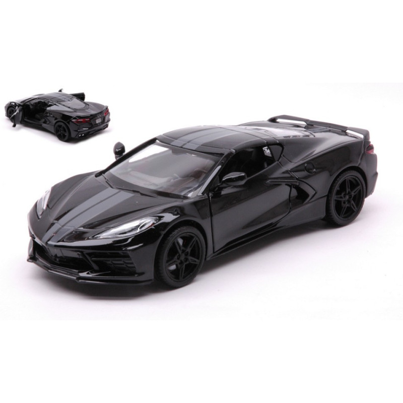 1:24 Motormax Corvette Stingray 2020 Nero