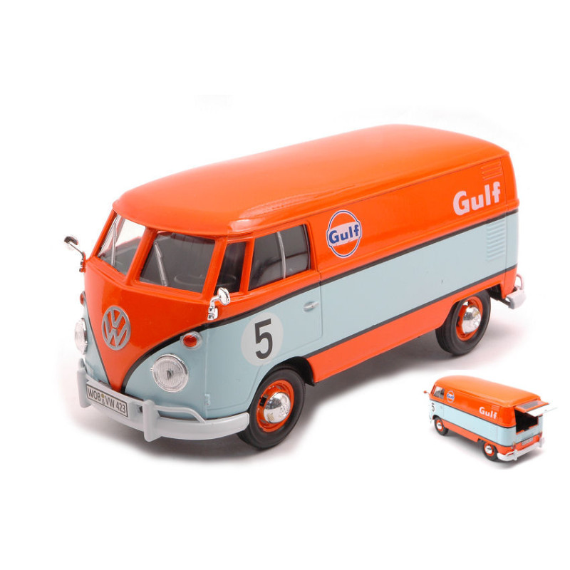 1:24 Motormax VW Type 2 T1 Delivery VAN N5 Gulf