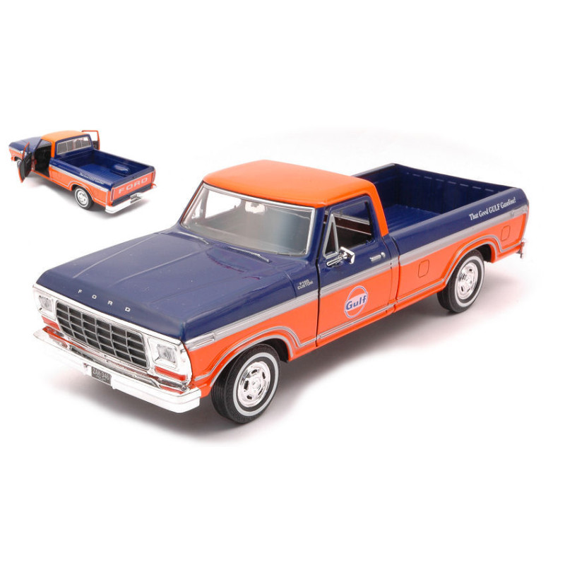 1:24 Motormax Ford F 150 Custom Pick UP 1979 Gulf