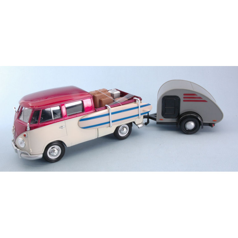 1:24 Motormax VW 12 Pick UP Week AT THE Beach SET