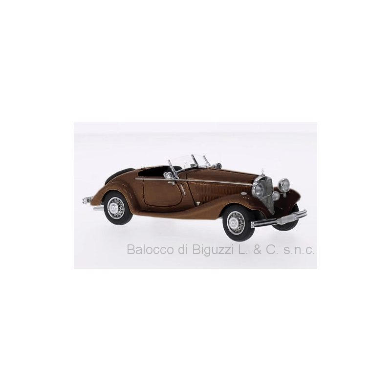 1:43 Neo Scale Models Mercedes 290 Roadmaster W18 1937 Marrone Scuro