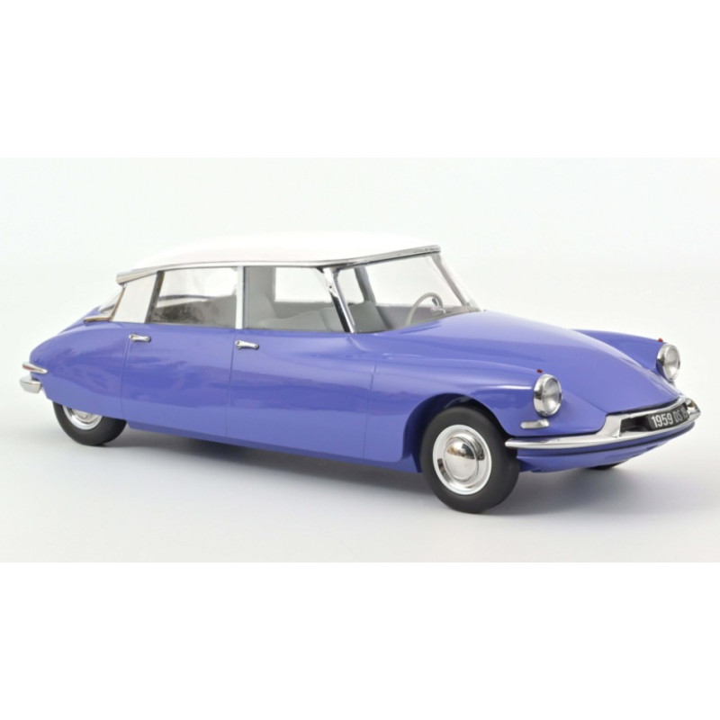 1:12 Norev Citroen DS 19 1959 Bleu Delphinium & Blanc