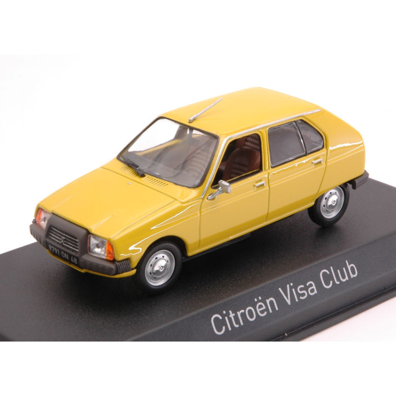 1:43 Norev Citroen Visa Club 1979 Mimosa Giallo