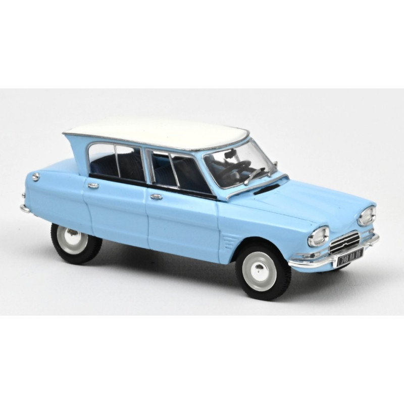 1:43 Norev Citroen AMI 6 1966 Monte Carlo Blu