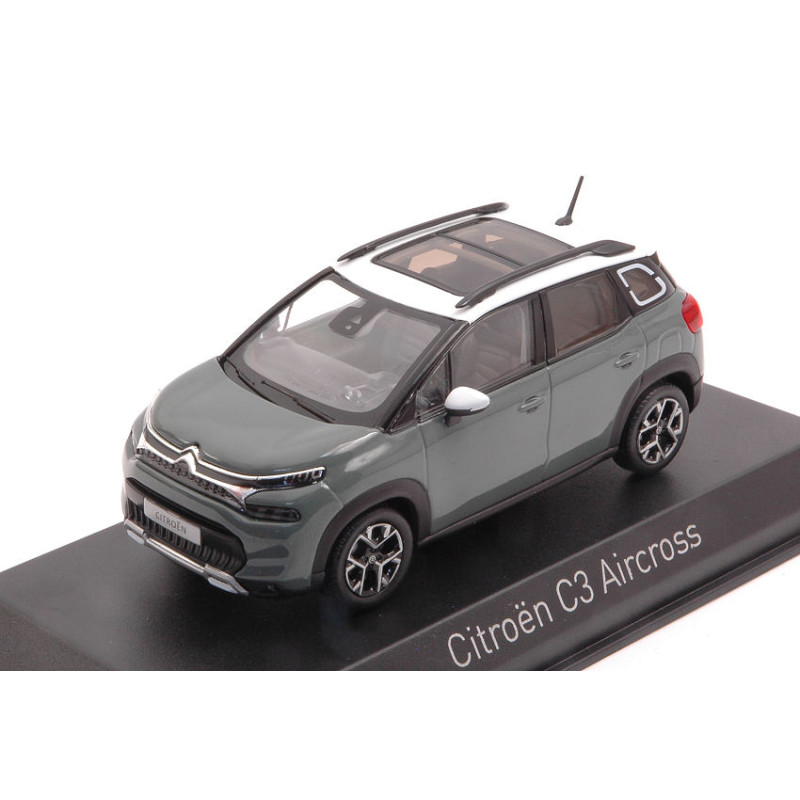 1:43 Norev Citroen C3 Aircross 2021 Kaky Grigio & Bianco Roof