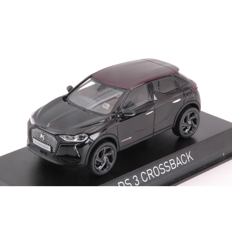 1:43 Norev DS 3 Crossback LA Premiere 2019 Nero & Rosso Roof