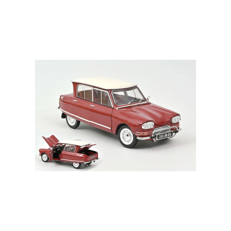 1:18 Norev Citroen AMI 6 Club 1968 Corsaire Rosso