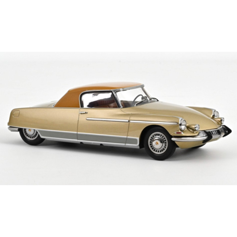 1:18 Norev Citroen DS 19 LE Dandy 1964 Beige Metallizzato & Marrone Roof