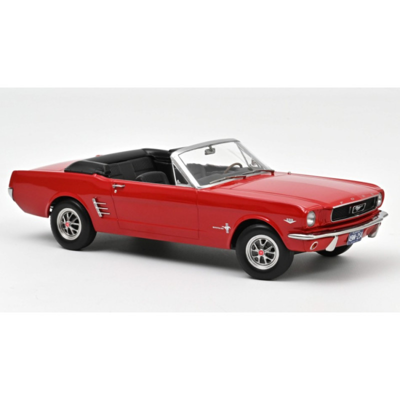 1:18 Norev Ford Mustang Convertible 1966 Rosso