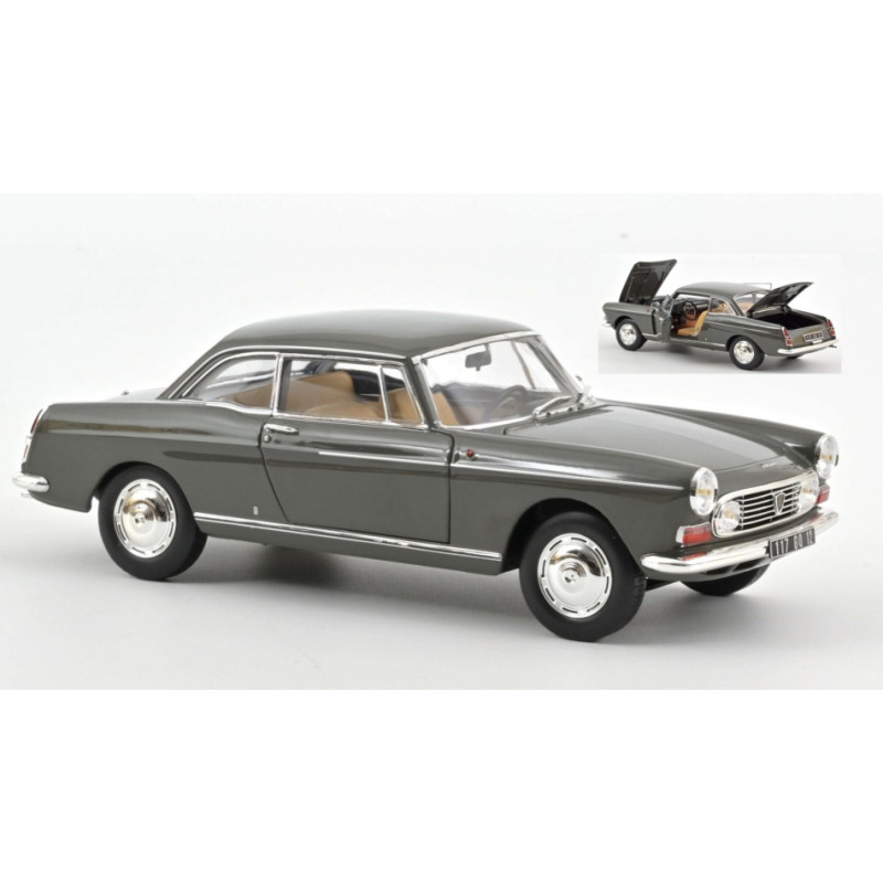 1:18 Norev Peugeot 404 Coupe' 1967 Graphite Grigio