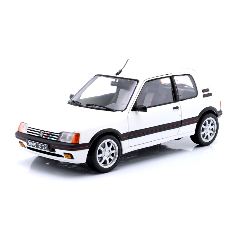 1:18 Norev Peugeot 205 GTI 1.9 1989 Meije Bianco