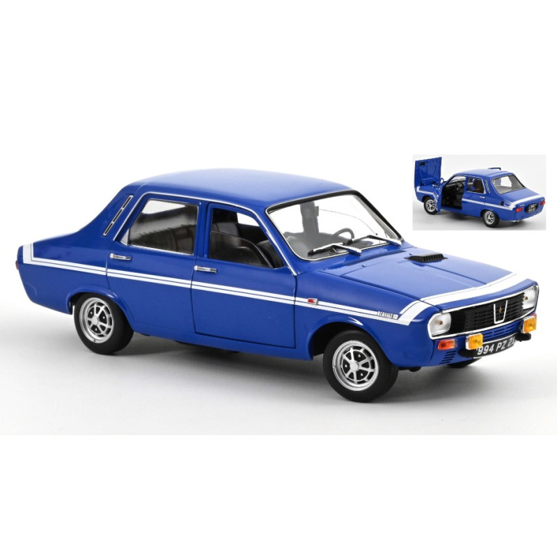 1:18 Norev Renault 12 Gordini 1971 Bleu DE France Blu